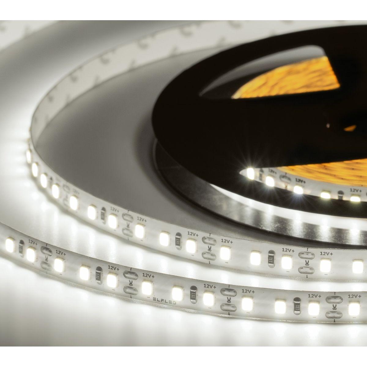Лента светодиодная ELF 600SMD диодов (2835), 12В, 5м без пайки, белый 6500-7000К ELF-600SMD2835NWw6500-u