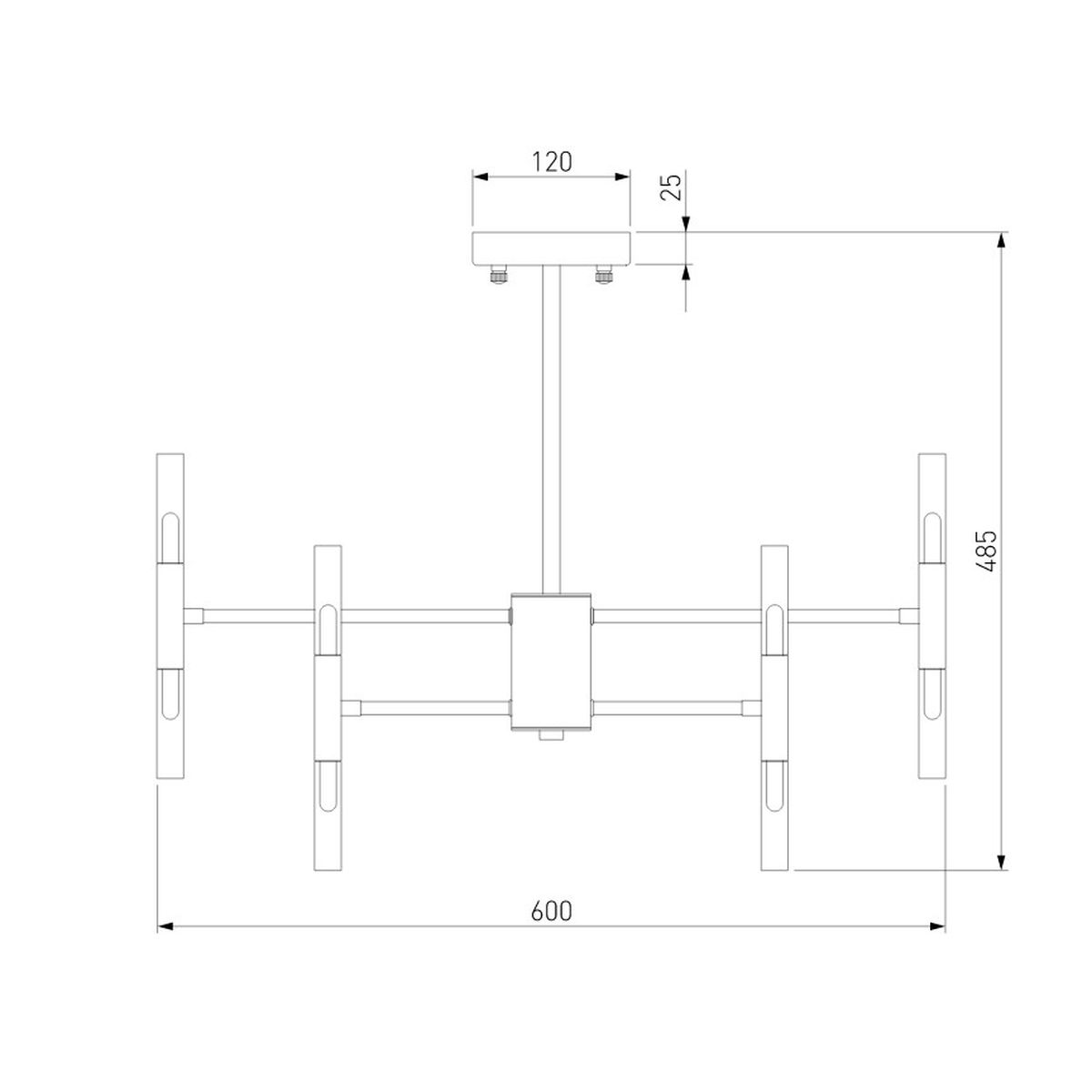 Подвесная люстра Bogates Bastone 345 Smart