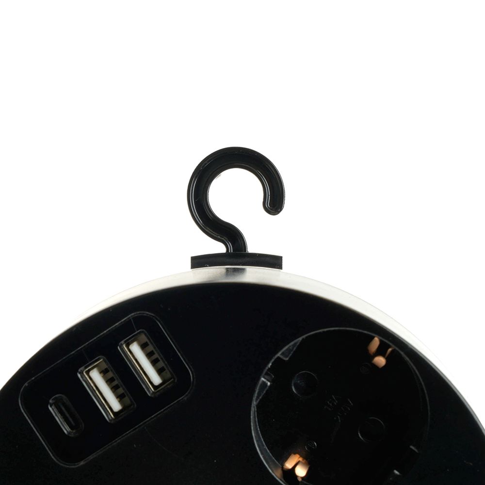 Удлинитель Stekker Comfort 5гн 2USB+С 2,5м с/з Comfort HM10-51-01 49656