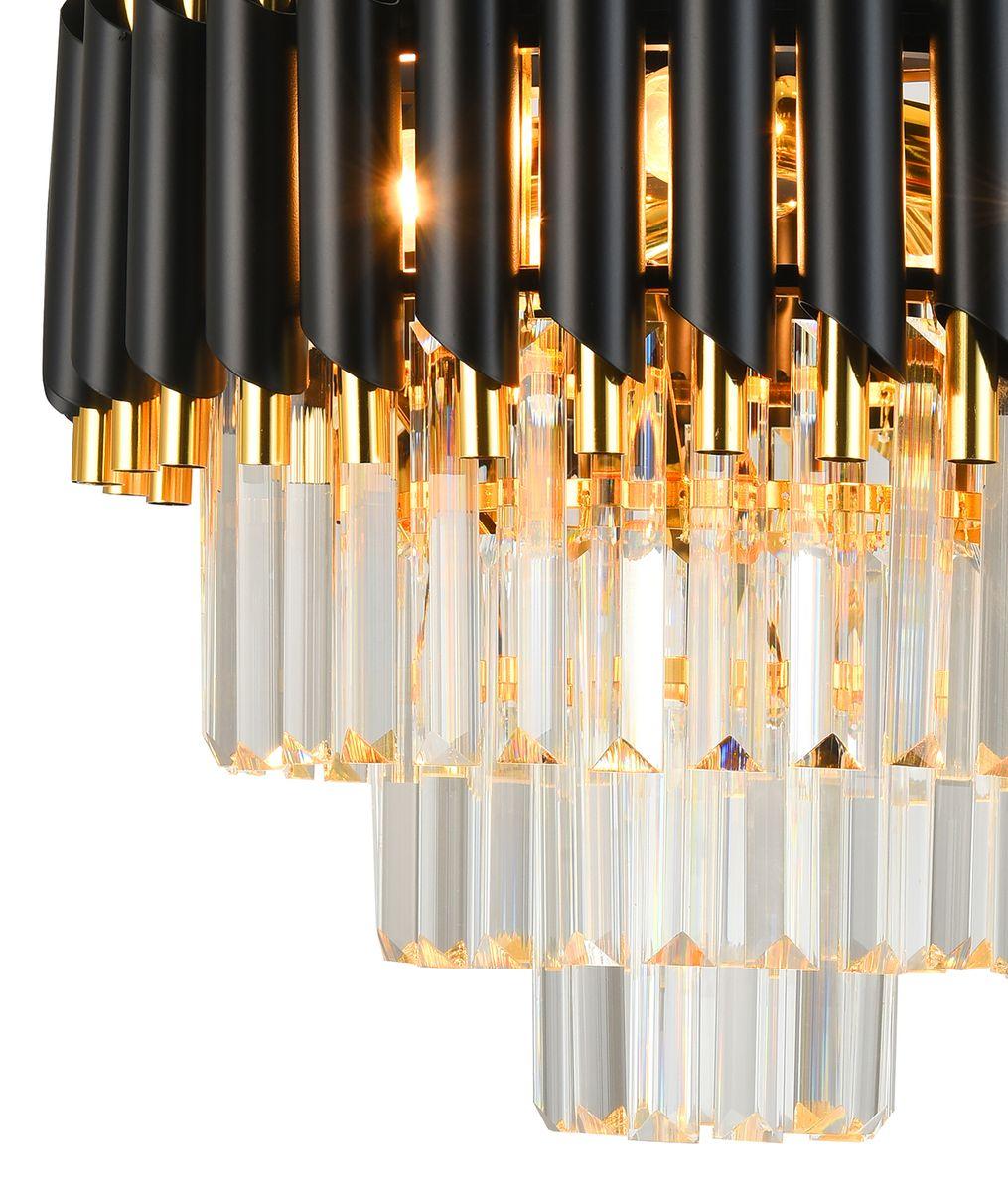 Подвесная люстра Natali Kovaltseva Darian 76017/5C Gold Black