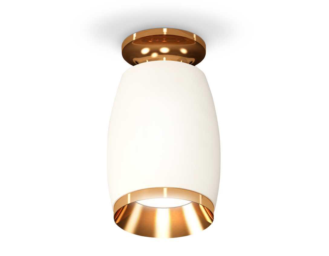 Комплект накладного светильника Ambrella light Techno Spot XS1122044 SWH/PYG белый песок/золото желтое полированное (N6905, C1122, N7034)