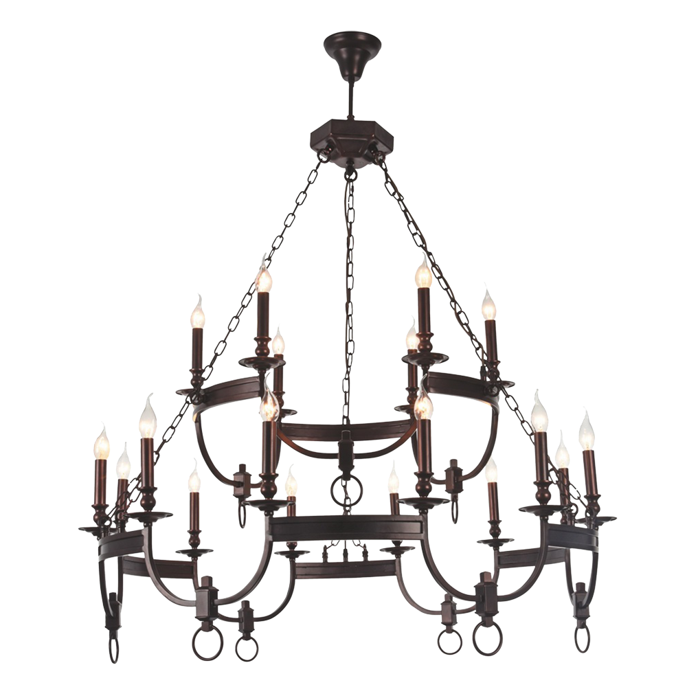 Подвесная люстра Crystal Lux Suerte Brown SP12+6