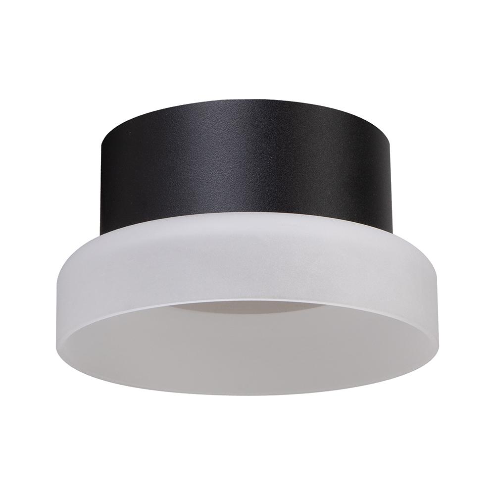 Светильник потолочный Feron HL460 Barrel OPAL 12W, 230V, GX53, черный