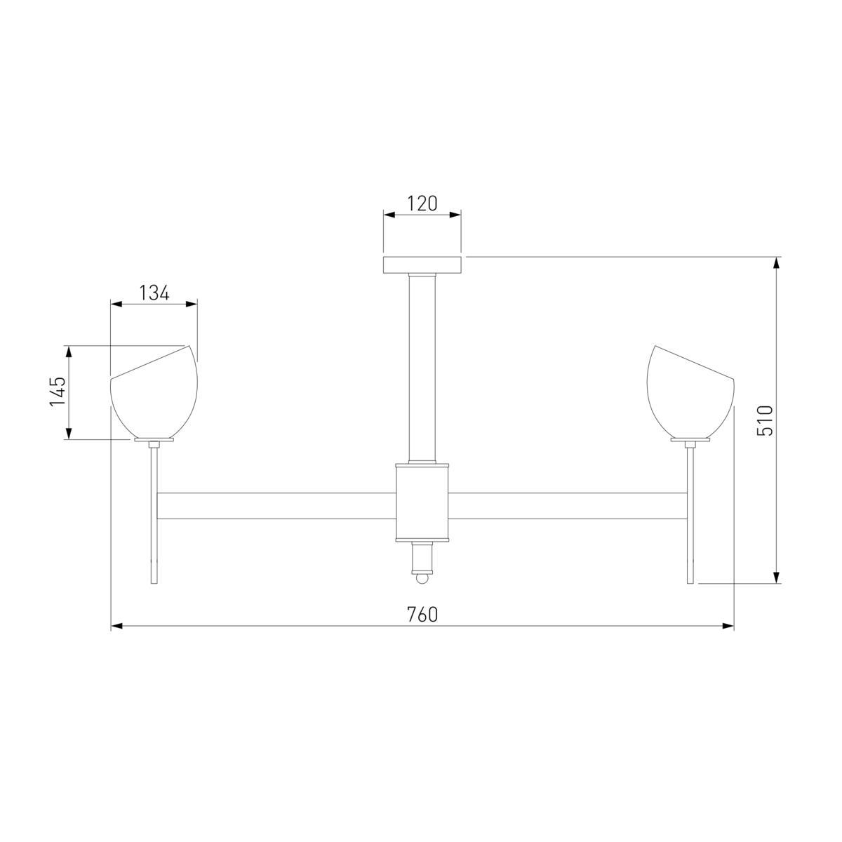 Подвесная люстра Eurosvet Arrista 60130/8 хром Smart
