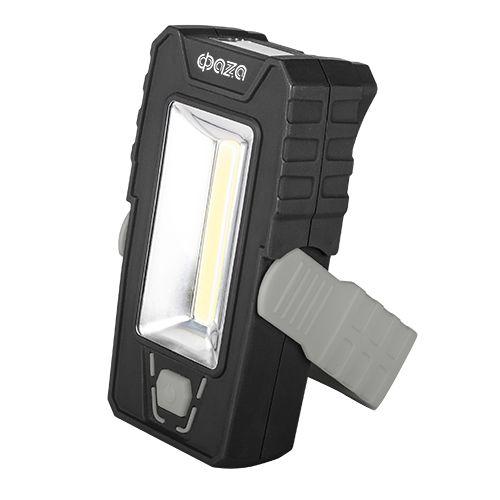 Рабочий светодиодный фонарь ФАZA от батареек 150 лм 117х57 WL2-L2W/L03-gy