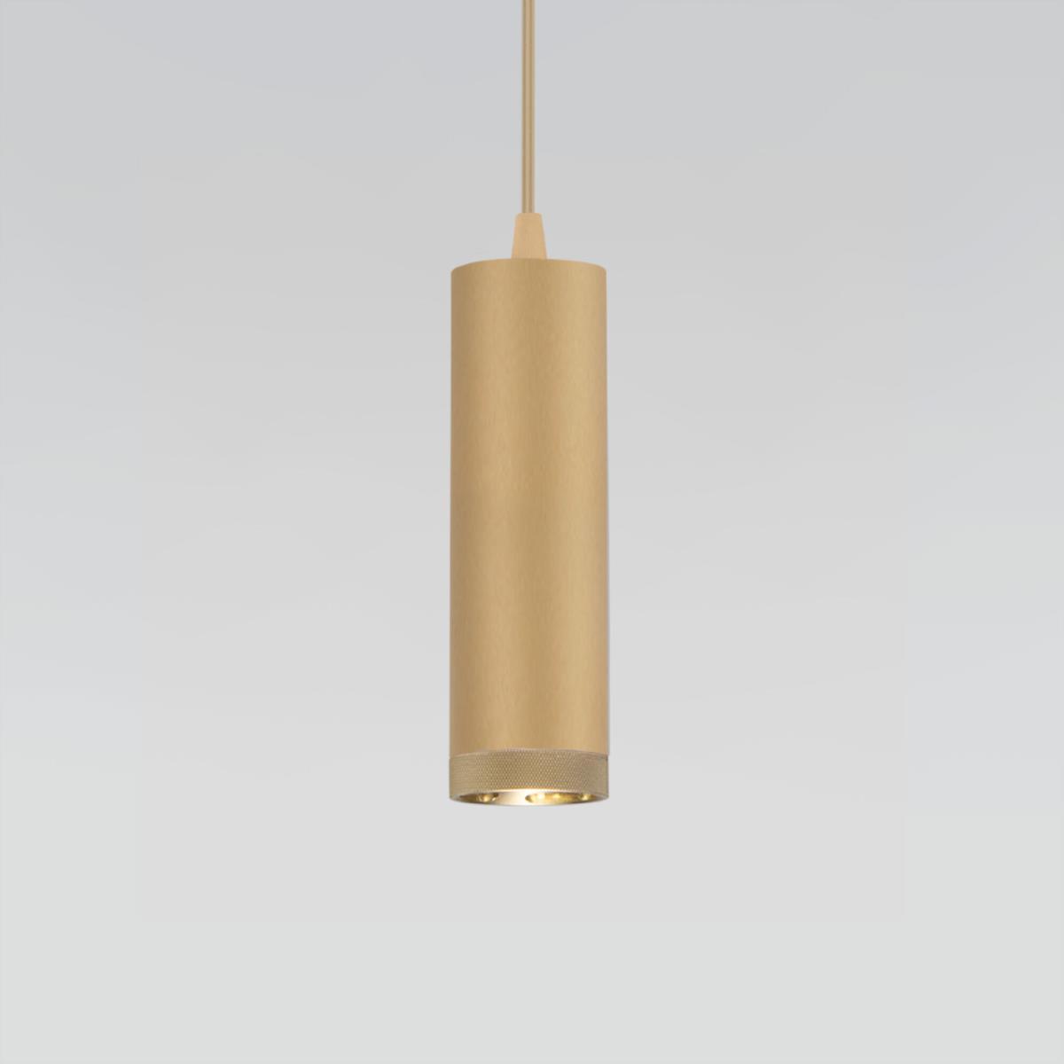 Подвесной светодиодный светильник Elektrostandard Lead 50244 LED золотой a062417