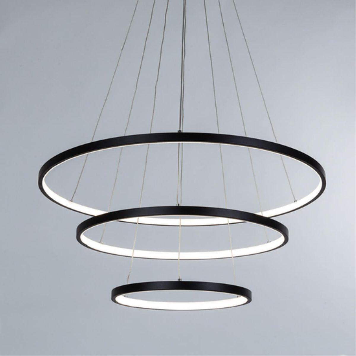 Подвесная светодиодная люстра Arte Lamp Frodo A2197SP-3BK
