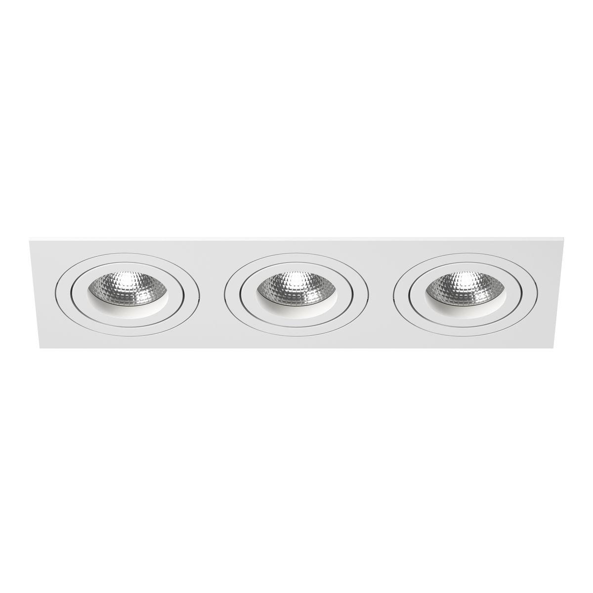 Комплект из светильника и рамки Lightstar Intero 16 (217536+217606+217606+217606) i536060606