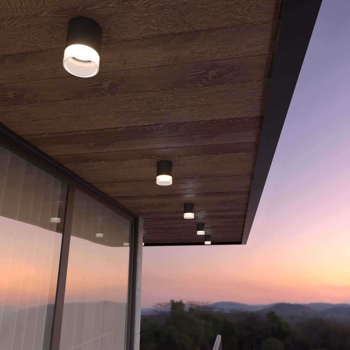 Уличный светодиодный светильник Elektrostandard Light Led 35140/H черный a057159