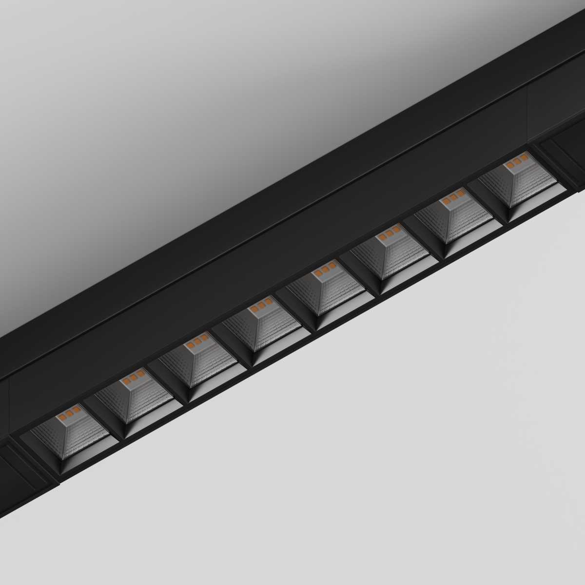 Трековый линейный светильник направленного света Hesby Lighting Skylite Однофазный,342 мм-4000К, 20Вт, чёрный HSBL_0143