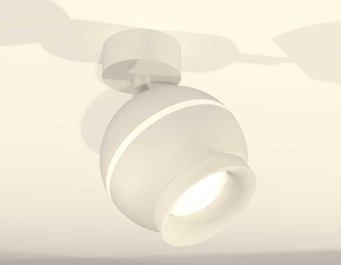 Комплект накладного светильника Ambrella light Techno Spot XM1101017 SWH/FR белый песок/белый матовый (A2202, C1101, N7165)