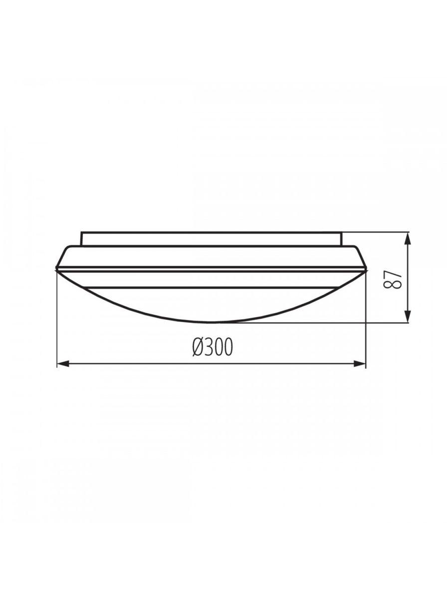 Уличный светодиодный светильник Kanlux Daba PRO 26W NW-SE-W 19066