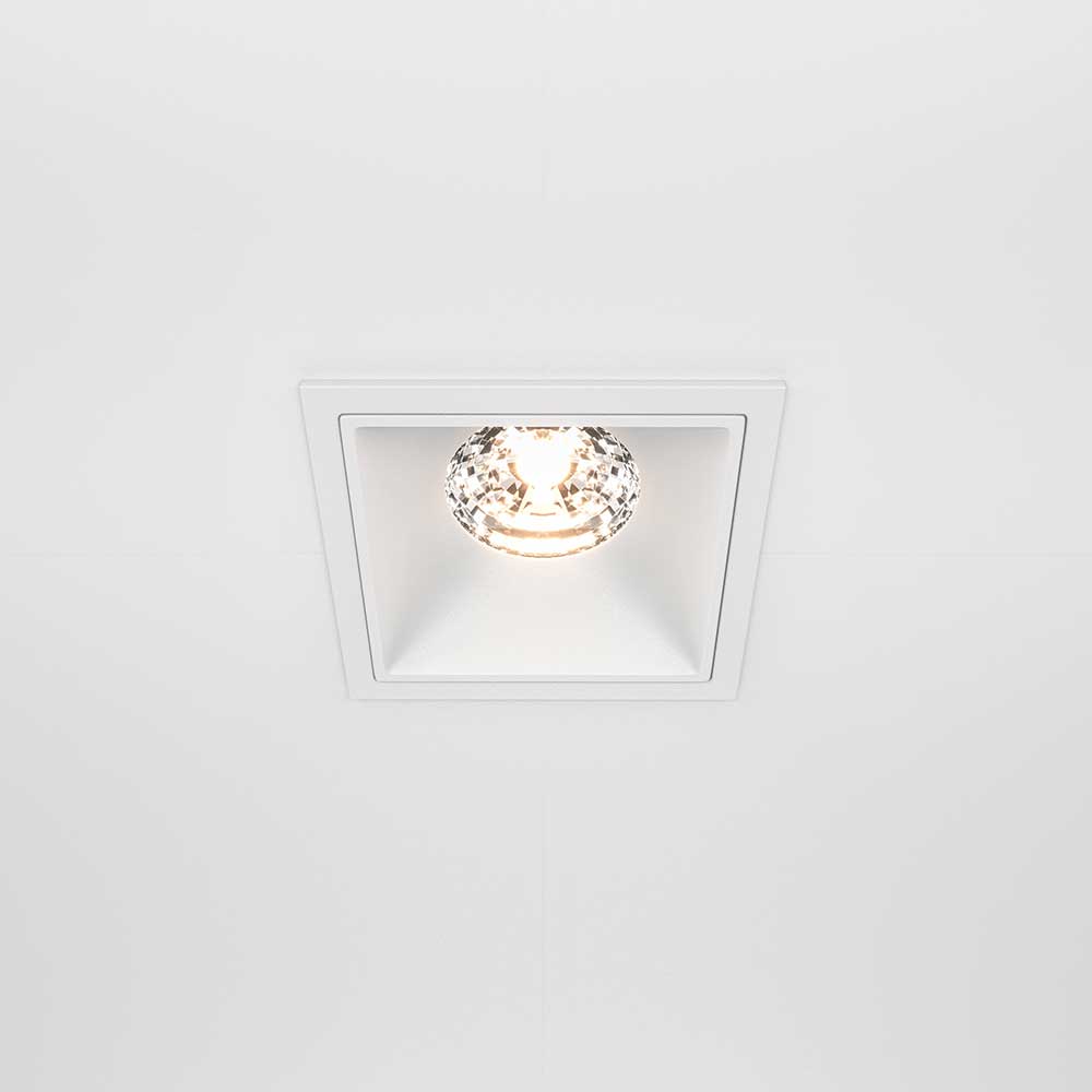 Встраиваемый светильник Maytoni Alfa LED DL043-01-15W3K-SQ-W
