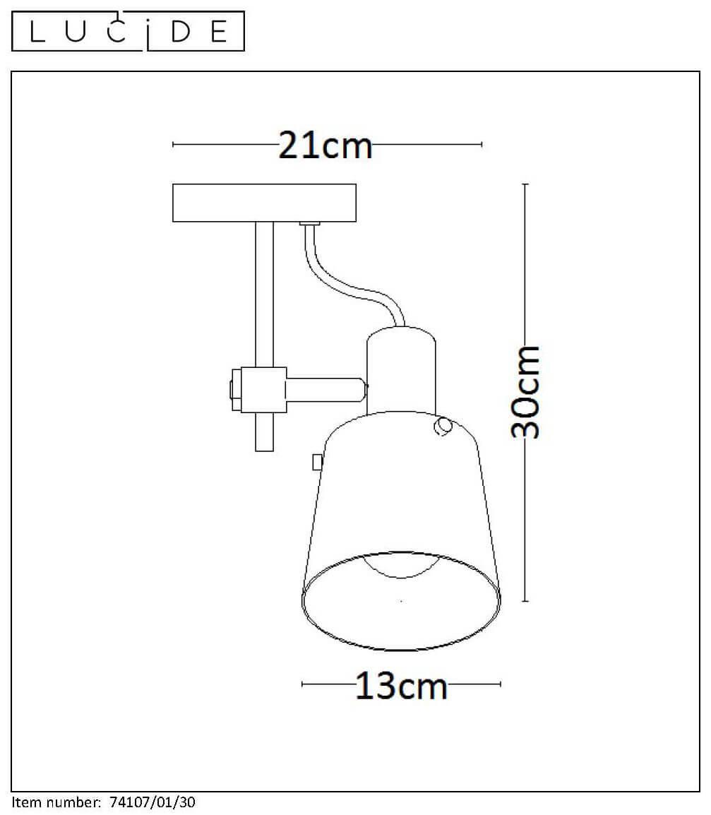 Спот Lucide Quinny 74107/01/30
