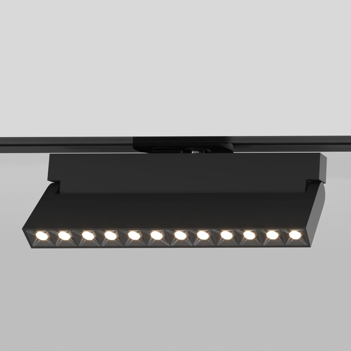 Трековый светодиодный светильник Elektrostandard Garda 85018/01 черный a057442