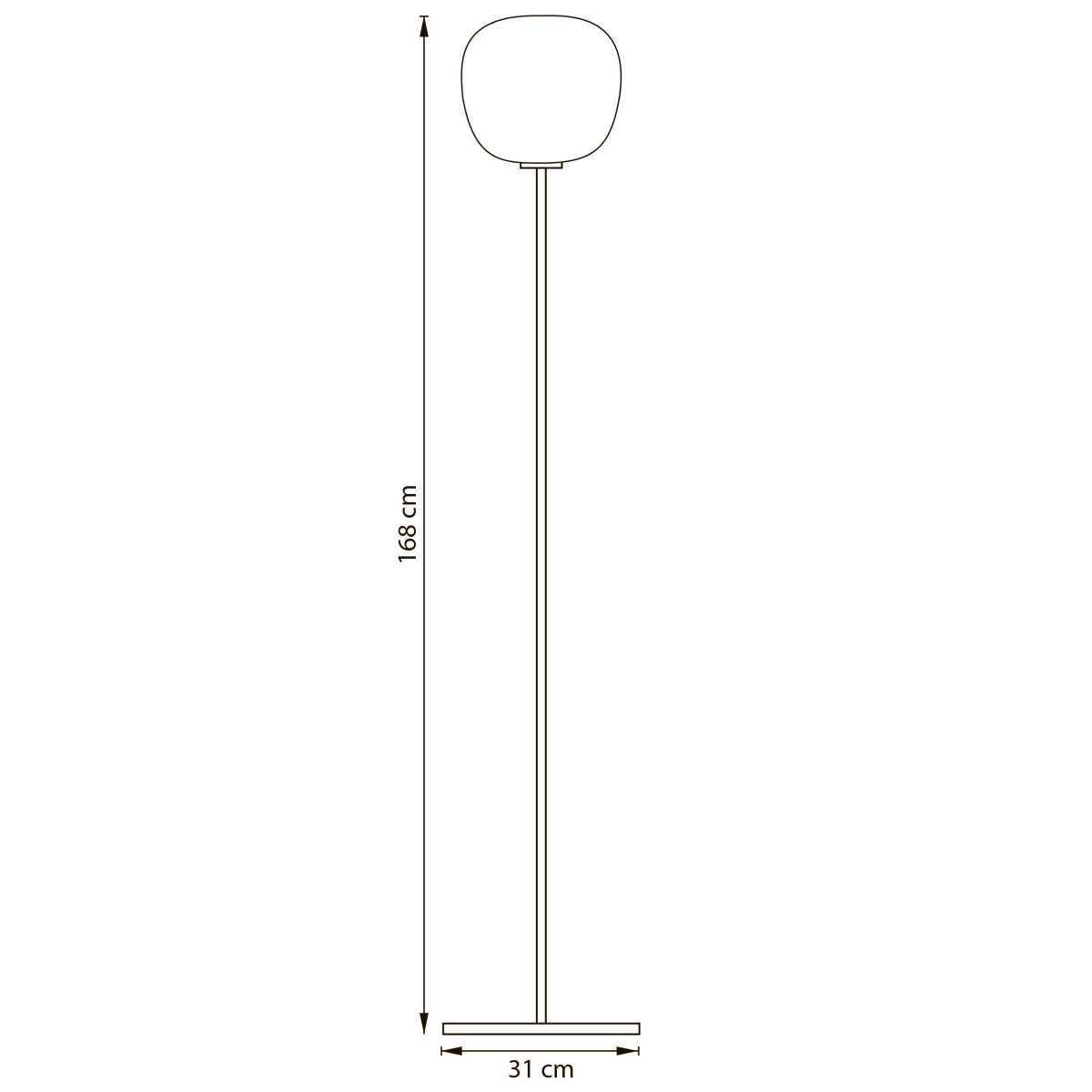 Торшер 1x12W(led) E27 белый/матовый Grazia Lightstar 608716