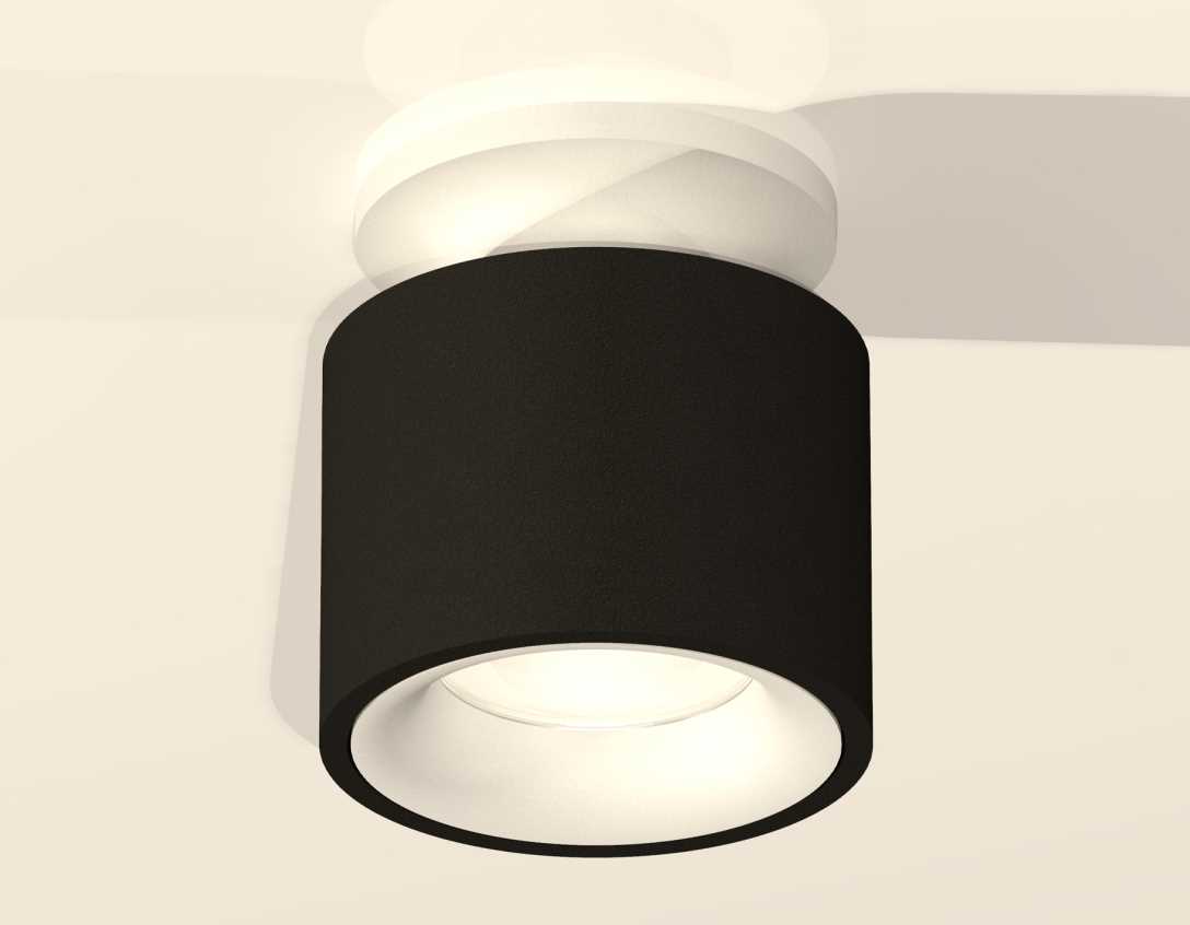 Комплект накладного светильника Ambrella light Techno Spot XS7511041 SBK/SWH черный песок/белый песок (N7925, C7511, N7010)