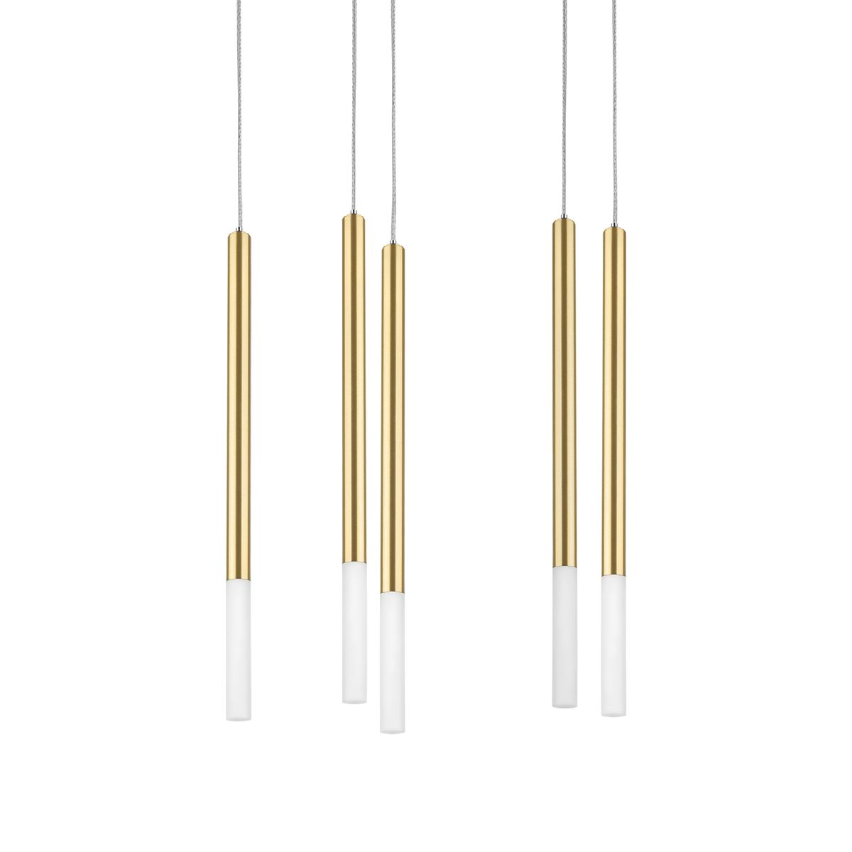 Комплект с подвесной люстрой Lightstar Tubo (574723+747133 (5шт) L5T747133