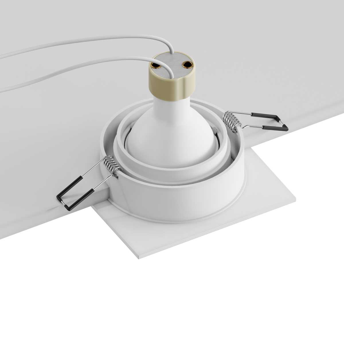 Встраиваемый светильник Hesby Lighting Hesby Eclipse IP20,15Вт, GU10, белый HSBL_0112