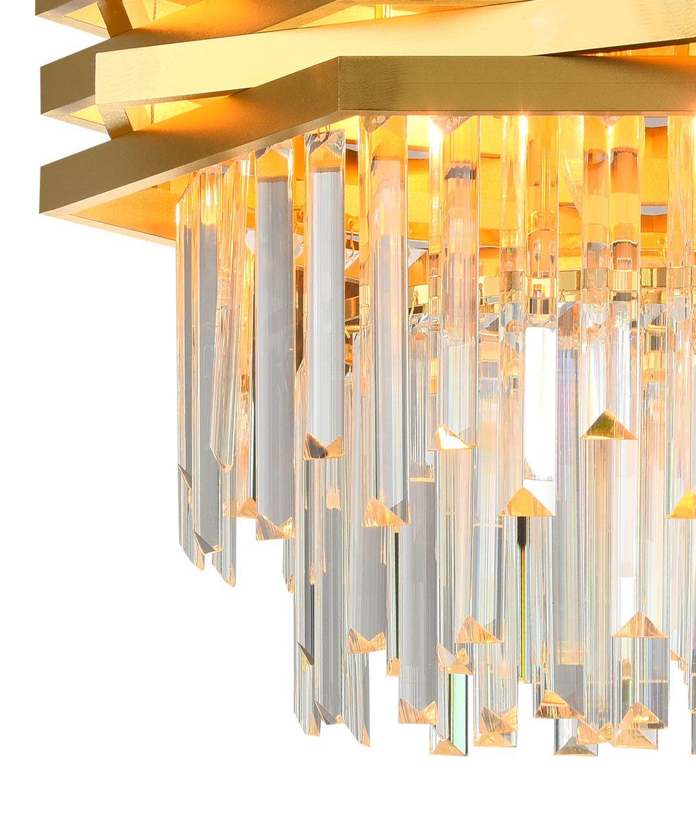 Подвесная люстра Natali Kovaltseva Spear 76013/10C Gold