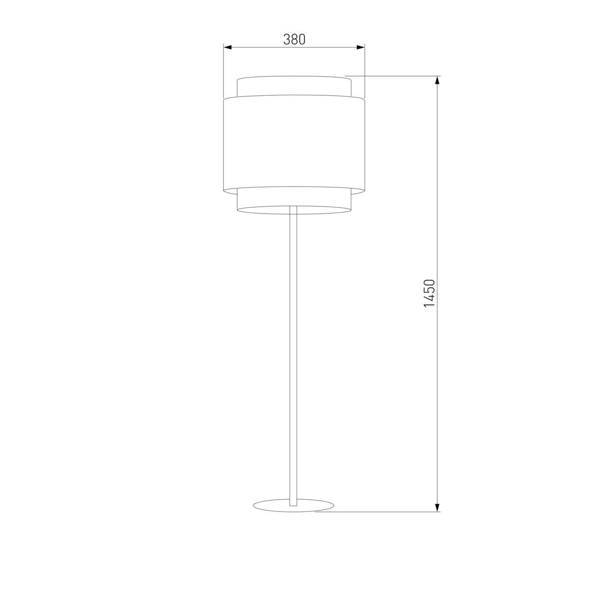 Торшер TK Lighting 5566 Boho White