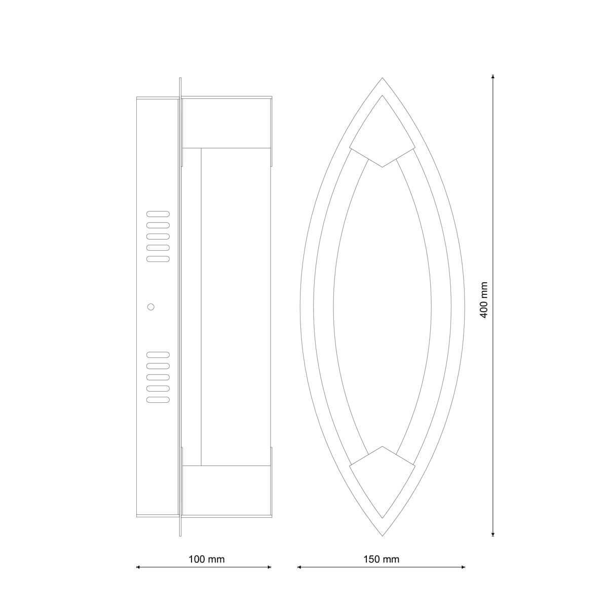 Настенный светильник Lucia Tucci Modena W172.1 Large LED400