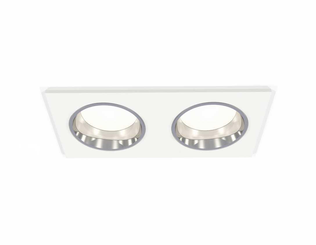 Комплект встраиваемого светильника Ambrella light Techno Spot XC6525003 SWH/PSL белый песок/серебро полированное (C6525, N6112)