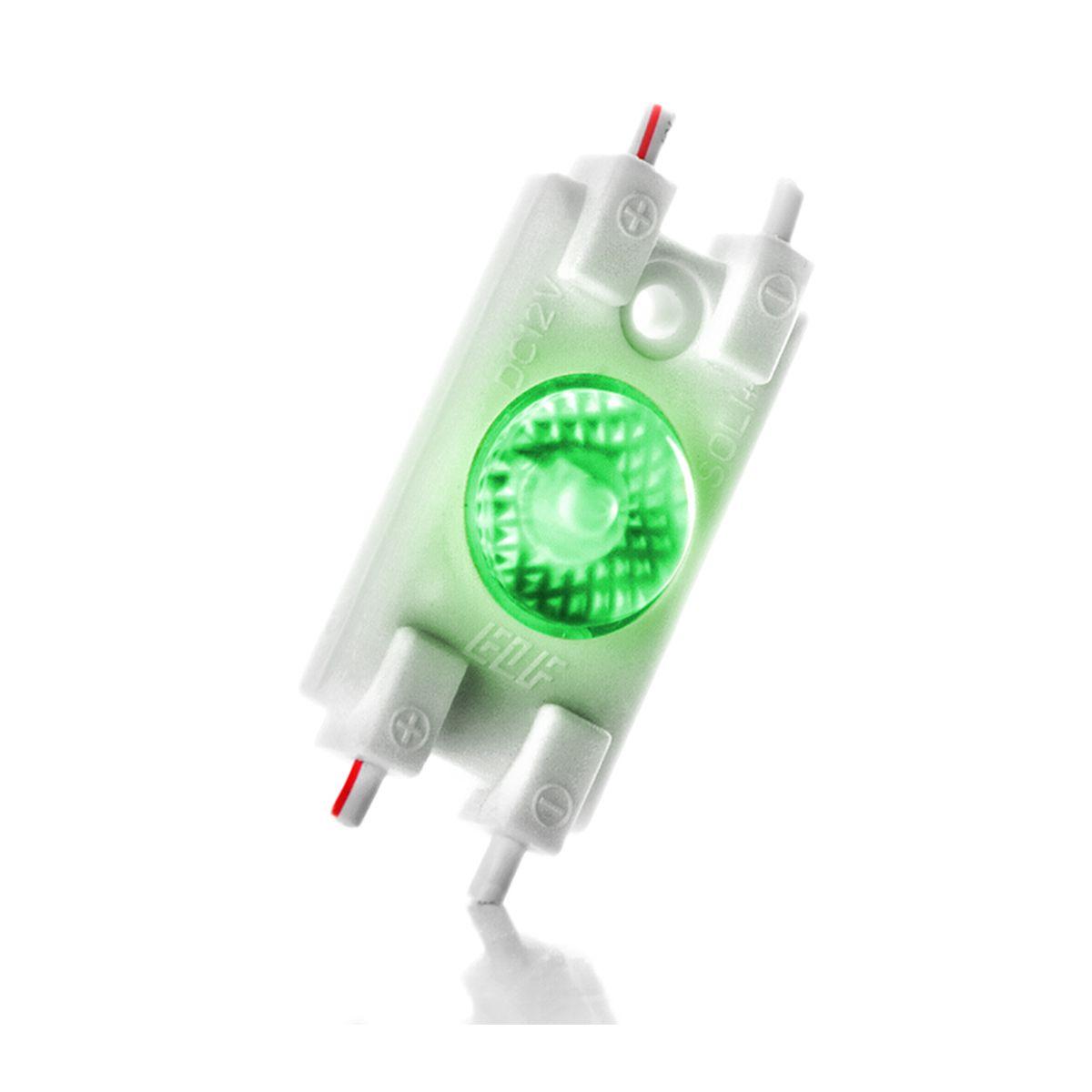 Модуль светодиодный ELF SOL+, 1SMD диод 2835, зеленый ELF-SOL+ 1 2835 G