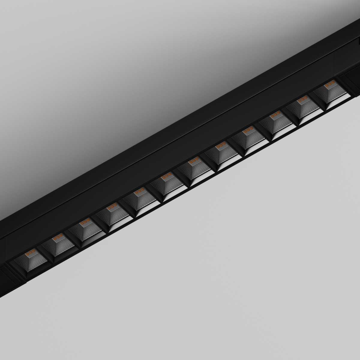 Трековый линейный светильник направленного света Hesby Lighting Skylite Однофазный,474мм- 3000К, 30Вт, чёрный HSBL_0144