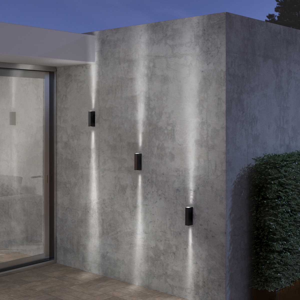 Уличный настенный светодиодный светильник Elektrostandard Blaze 35136/W черный a057050