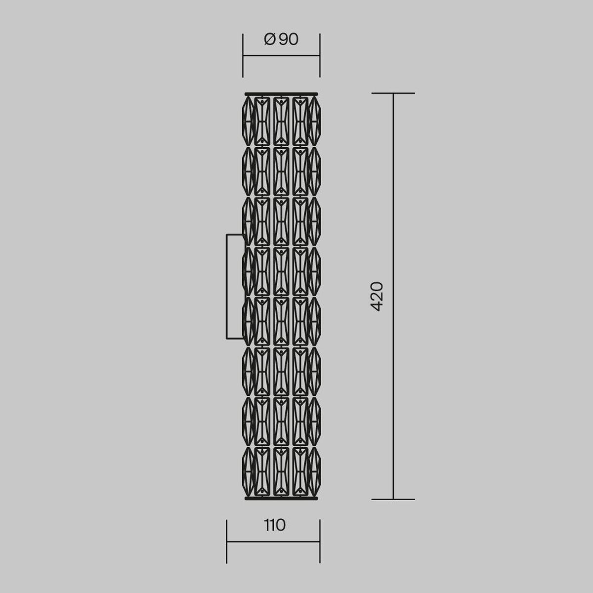 Бра Maytoni Talento DIA008WL-02CH
