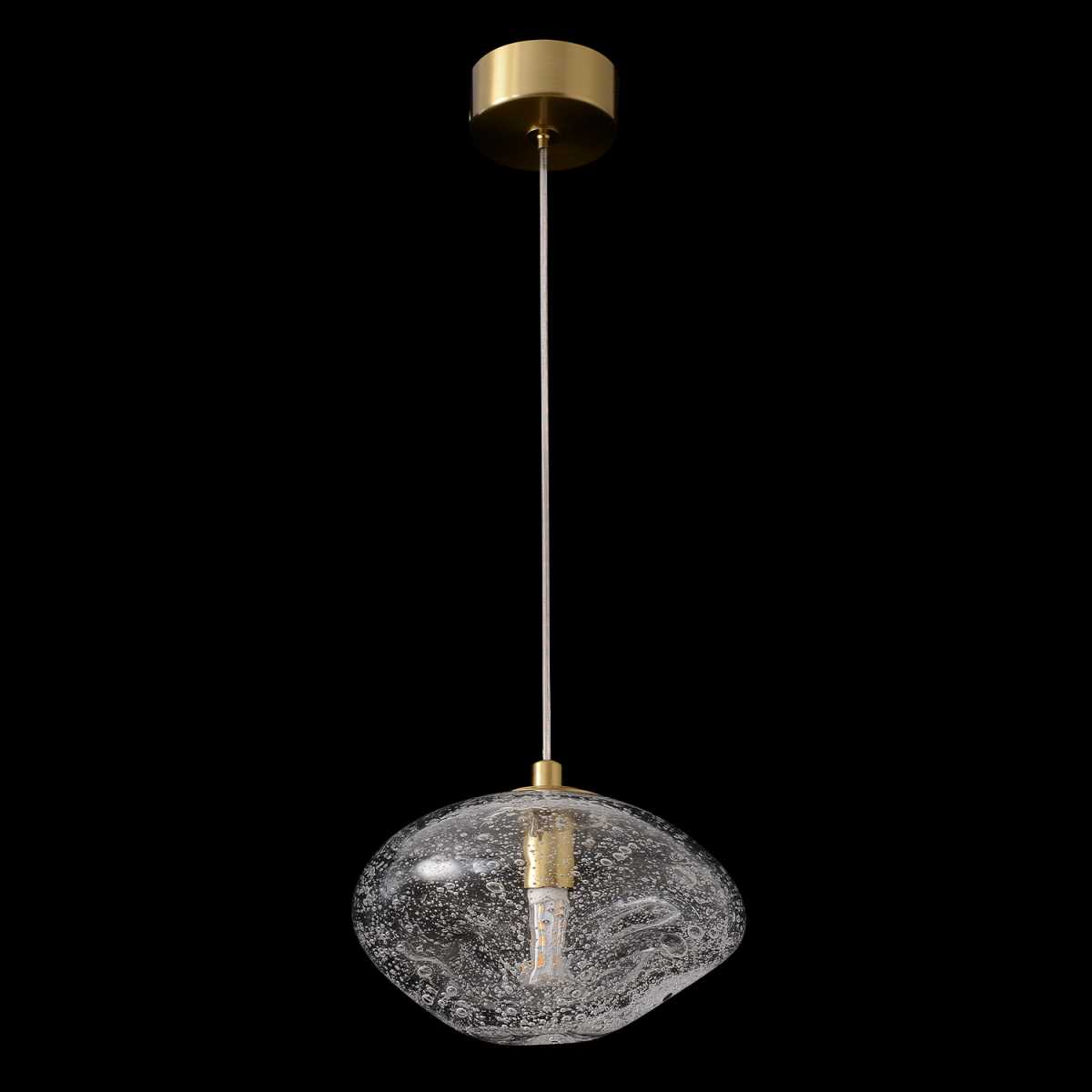 Светильник подвесной Crystal Lux FORMLESS SP1 TRANSPARENT