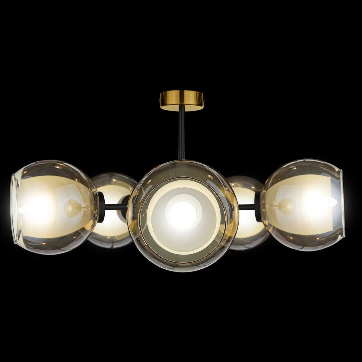 Потолочная люстра 33 ИДЕИ CHN800S.05.17BL.PA-S12AM