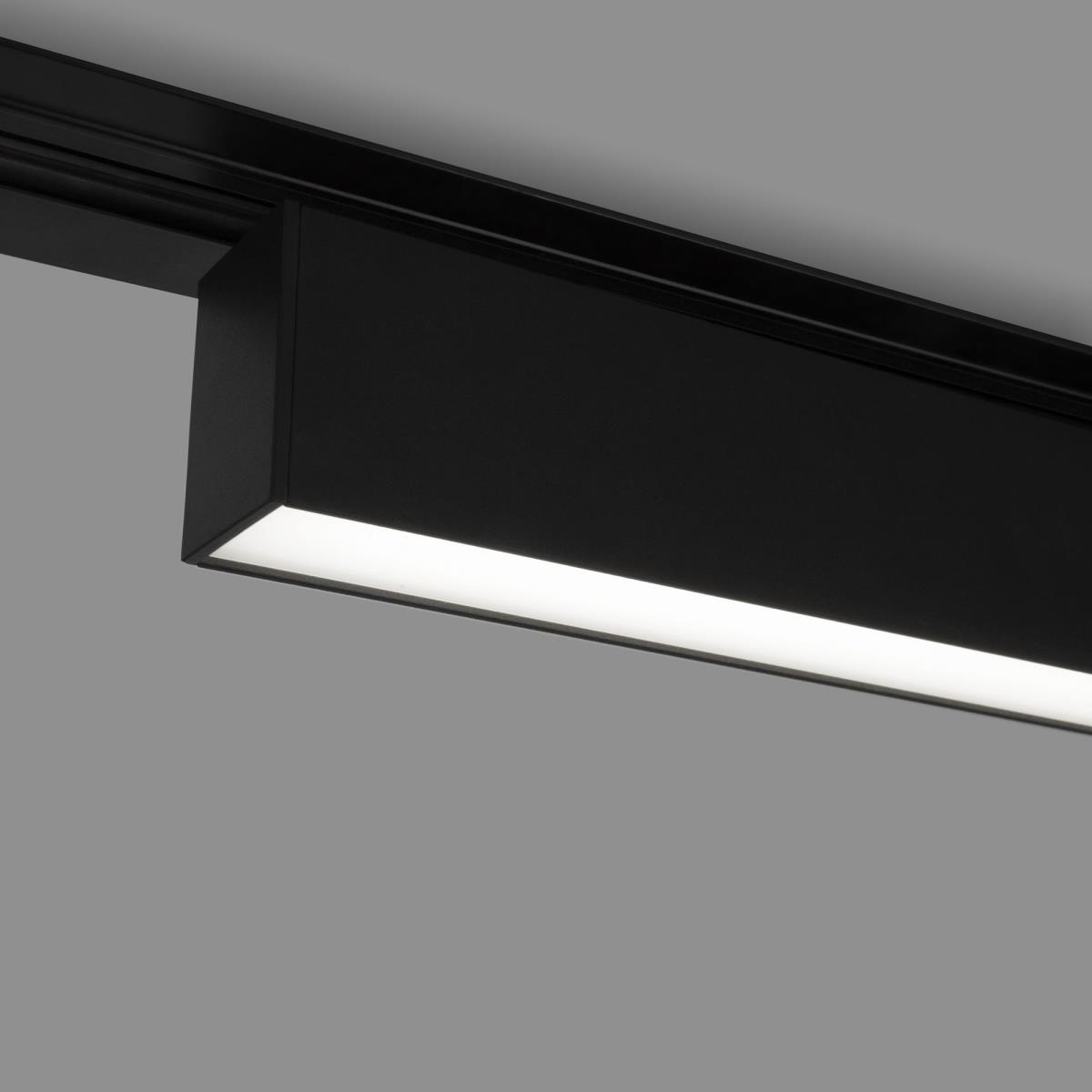 Трековый светодиодный светильник Elektrostandard X-Line черный матовый 20W 4200K LTB54 a052445