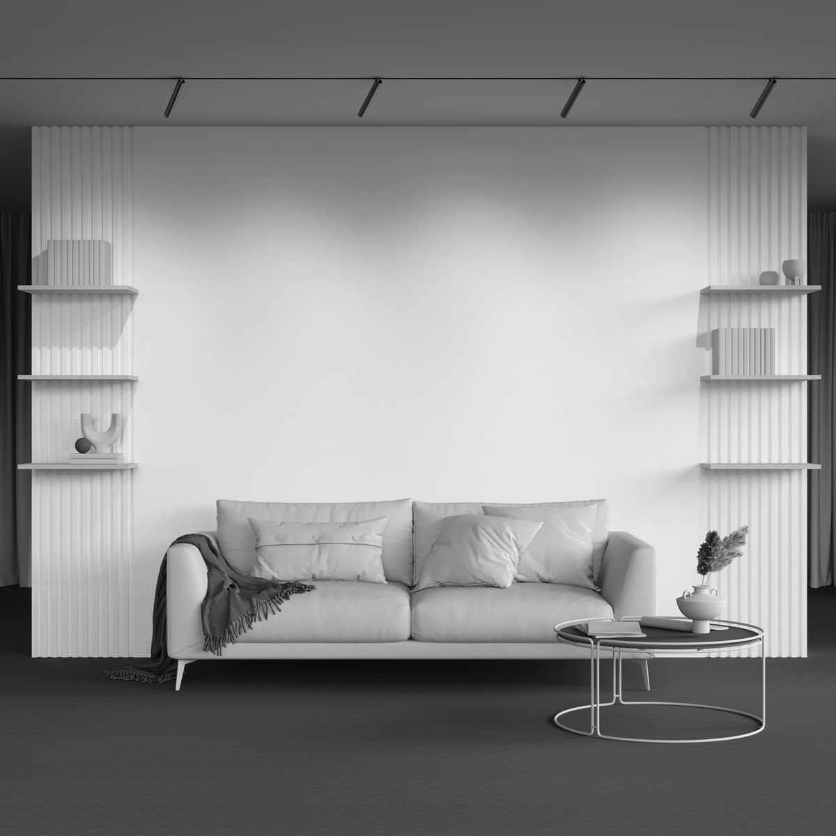 Трековый светодиодный светильник Maytoni Technical Magnetic Exility Focus T TR141-2-6W4K-M-BS