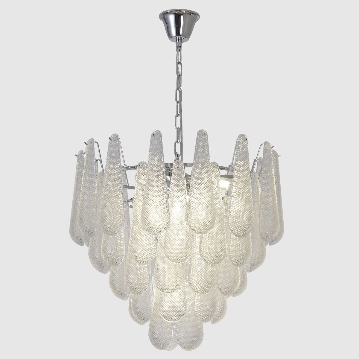 Подвесная люстра Crystal Lux FONTAIN SP10 CHROME