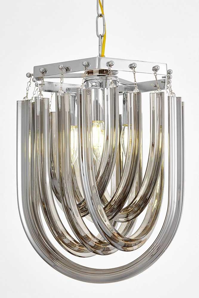 Подвесной светильник Lumina Deco Boscone LDP 7044-300 CHR+GY