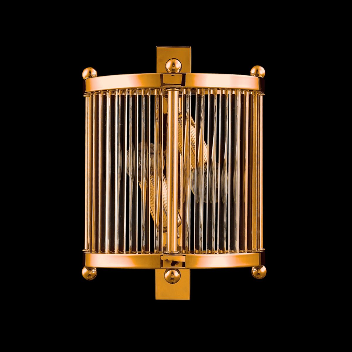 Настенный светильник Crystal Lux Tadeo AP2 Gold/Transparente