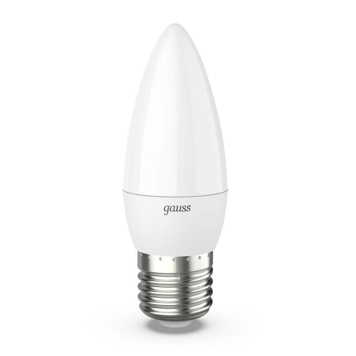 Лампа светодиодная Gauss E27 9.5W 3000K матовая 103102110