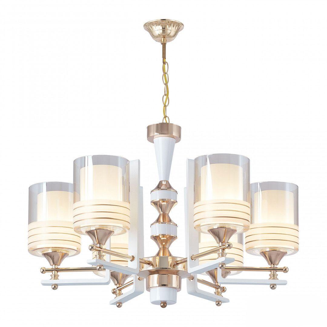 Подвесная люстра Arte Milano Florentia-6087 306087/6 Wh/Gd