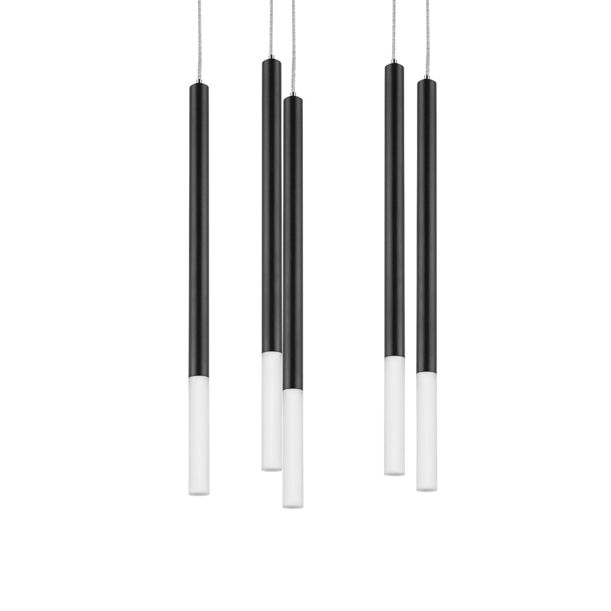 Комплект с подвесной люстрой Lightstar Tubo (574727+747137(5шт) L5T747137