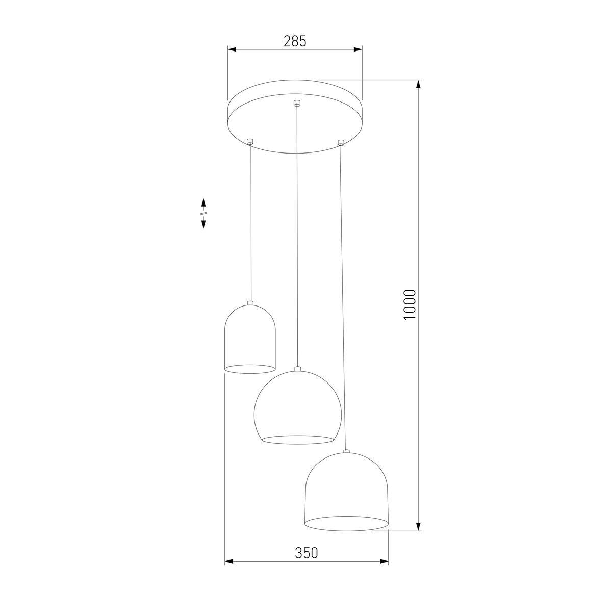 Подвесная люстра TK Lighting 2827 Tempre