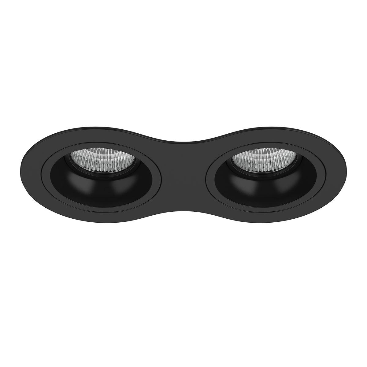 Комплект из светильников и рамки Lightstar Domino Round (214627+214607+214607) D6270707