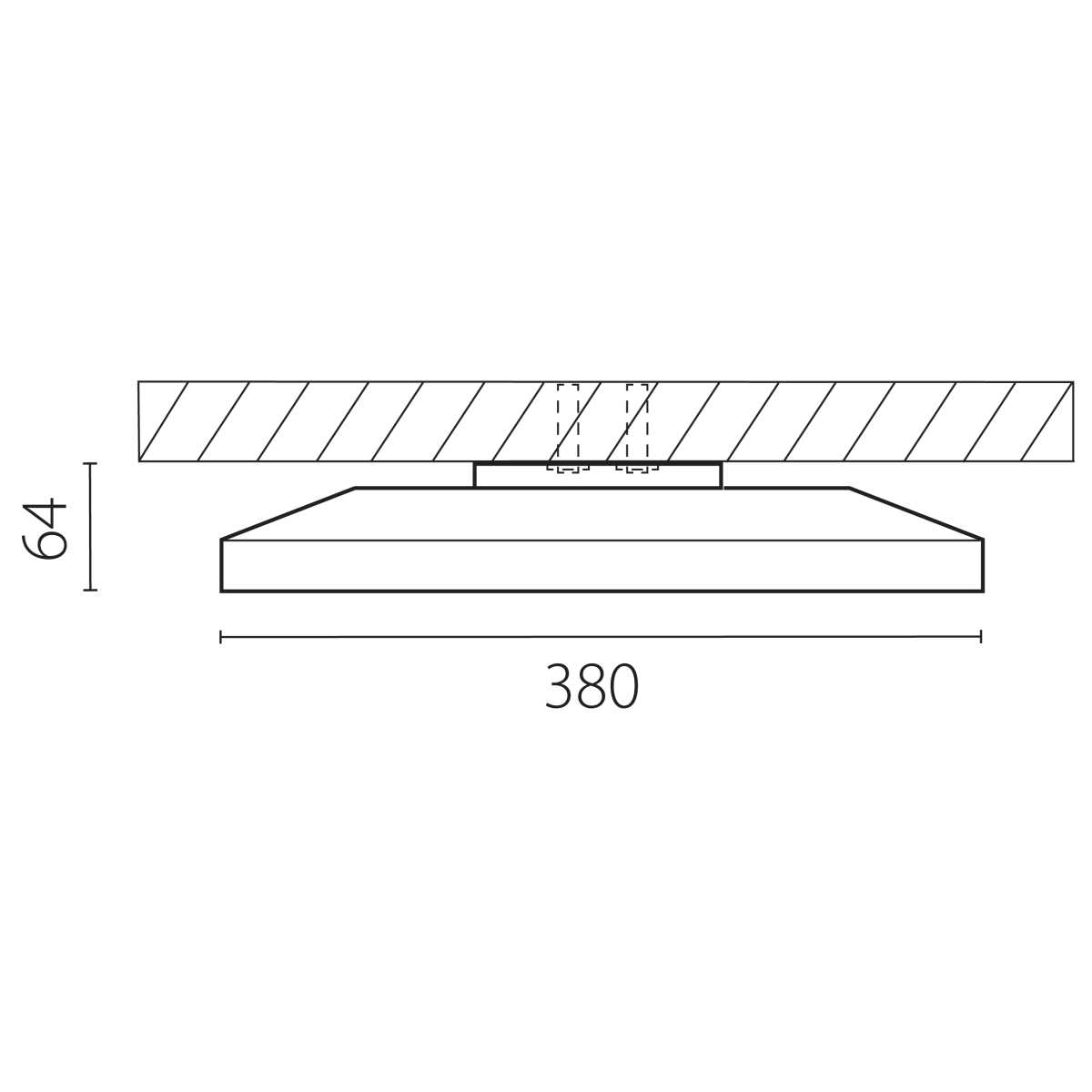 Светильник светодиодный настенно-потолочный Arco Eco Lightstar 225740