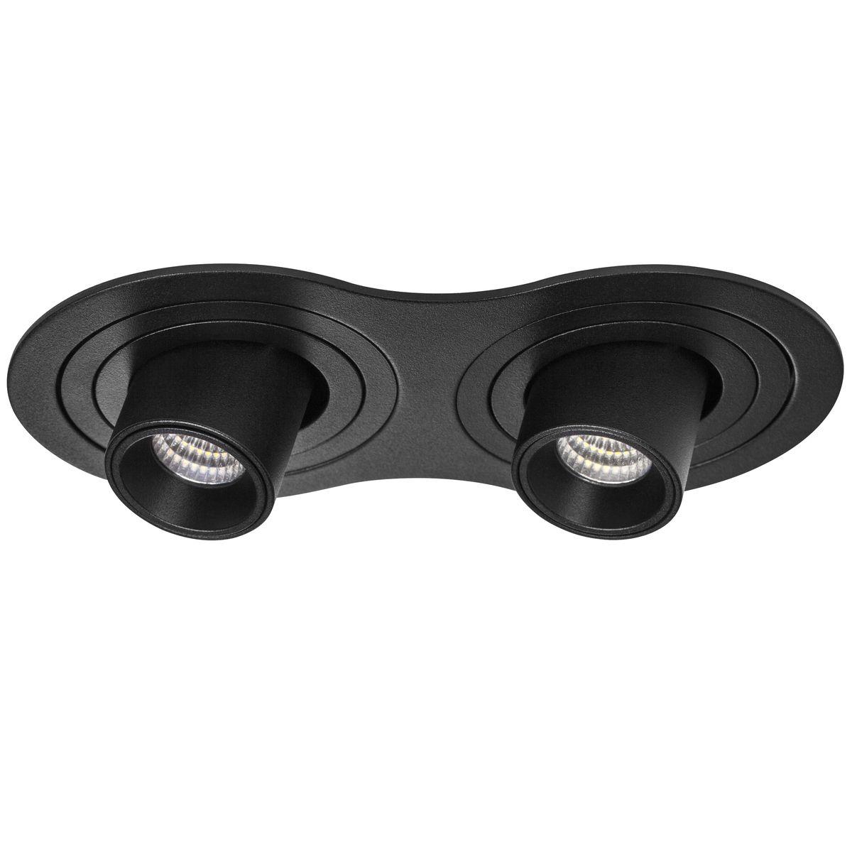 Комплект из светильника и рамки Lightstar Intero Tubo (217627+217172+217172) i627172