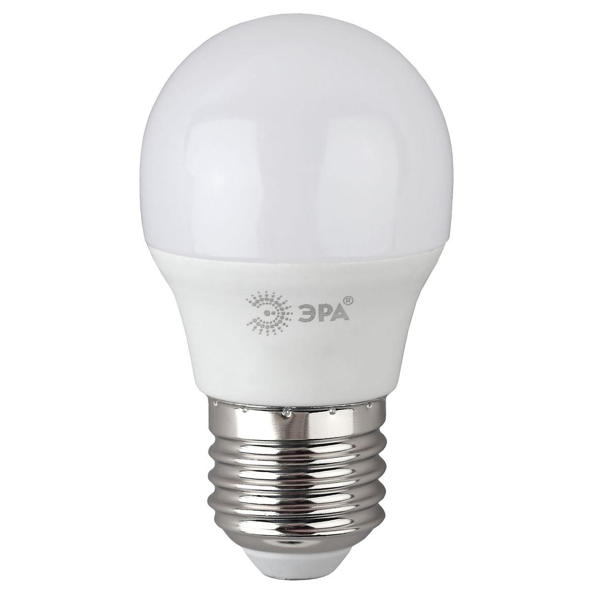 Лампа светодиодная ЭРА E14 6W 2700K матовая LED P45-6W-827-E14 R Б0051058