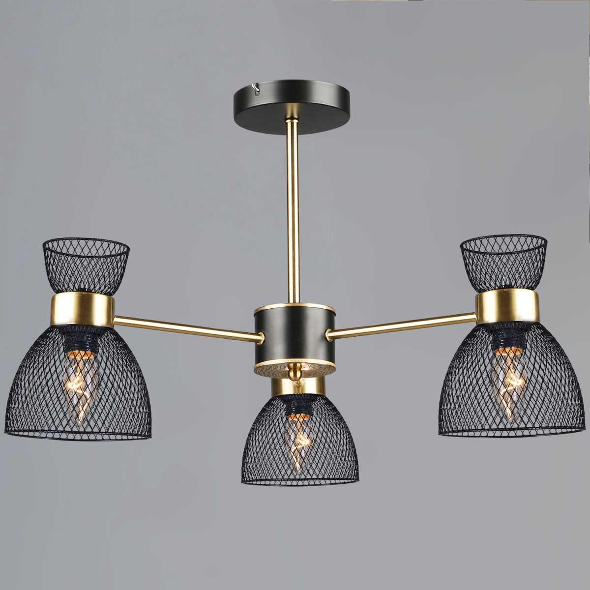 Люстра Reluce 39760-0.3-03 COP+BK