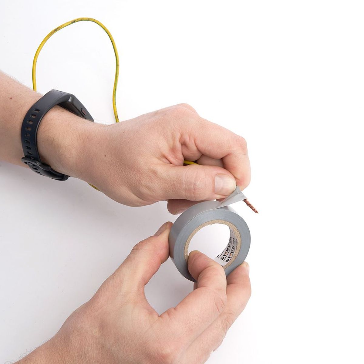 Изоляционная лента Stekker INTP01319-10 0,13*19 10 м серебро 39908