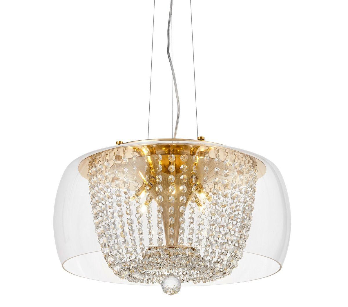 Подвесной светильник Lumina Deco Disposa LDP 7018-500 PR+F.GD
