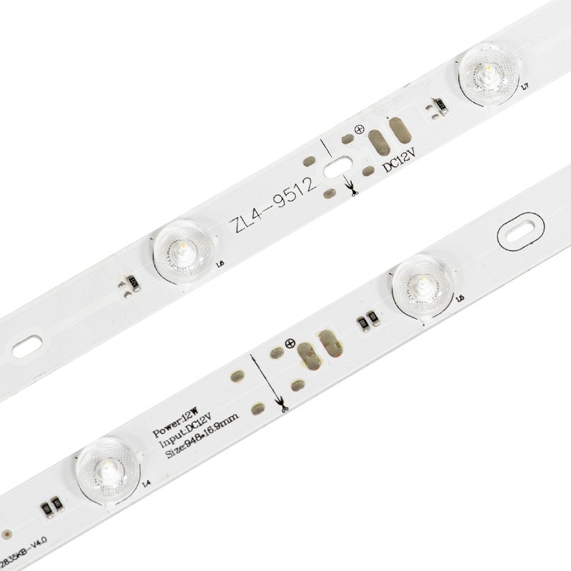 Линейка фронтальная светодиодная ELF 12SMD2835, 24В, 0.95м, с линзами 170гр ELF-RBF12-24V-0,95m-nw